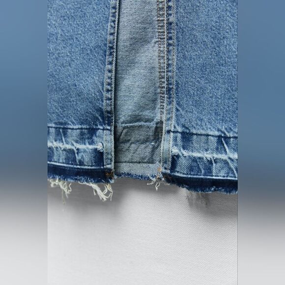 ZARA BLOGGERS FAV DENIM MIDI SKIRT - Picture 3 of 8